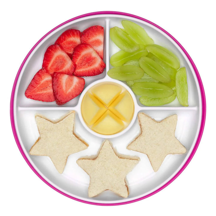 OXO TOT STICK & STAY SUCTION PLATE PINK
