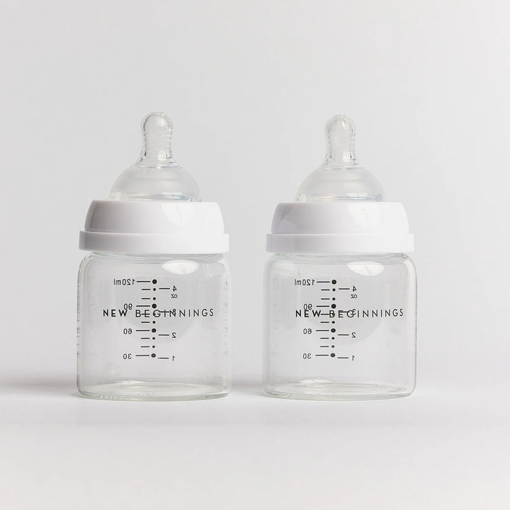 NEW BEGINNINGS GLASS BOTTLE 120ML TWIN