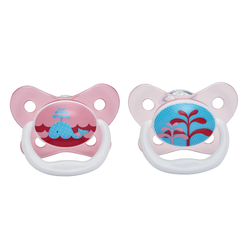 DR BROWN'S PREVENT BUTTERFLY SHIELD SOOTHER, 0-6 MONTHS, GIRL