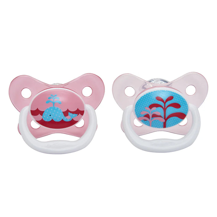 DR BROWN'S PREVENT BUTTERFLY SHIELD SOOTHER, 0-6 MONTHS, GIRL