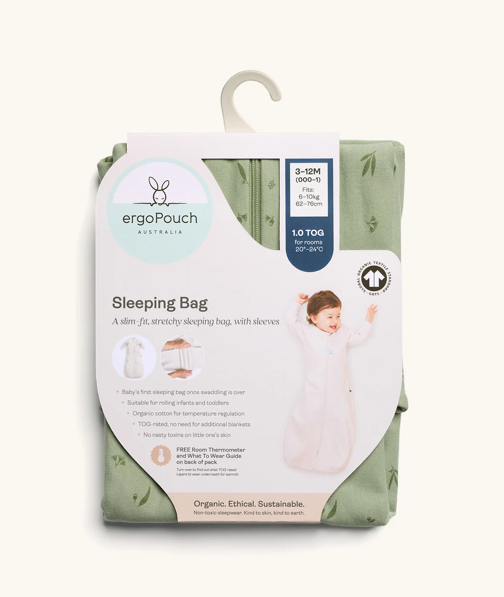 JERSEY SLEEPING BAG Long Sleeve 1.0TOG - Willow