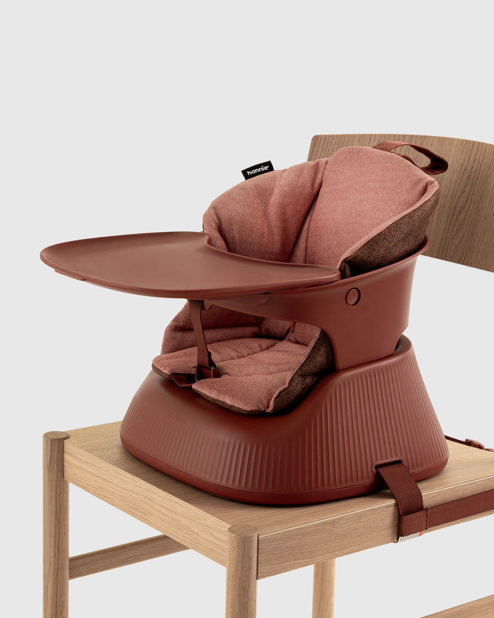 Hannie Portable High Chair - Mahogany Red