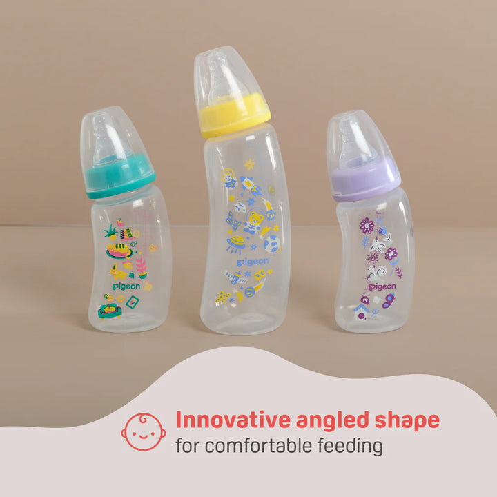 PIGEON FLEXIBLE CURVE BOTTLE PP FARM 250ML