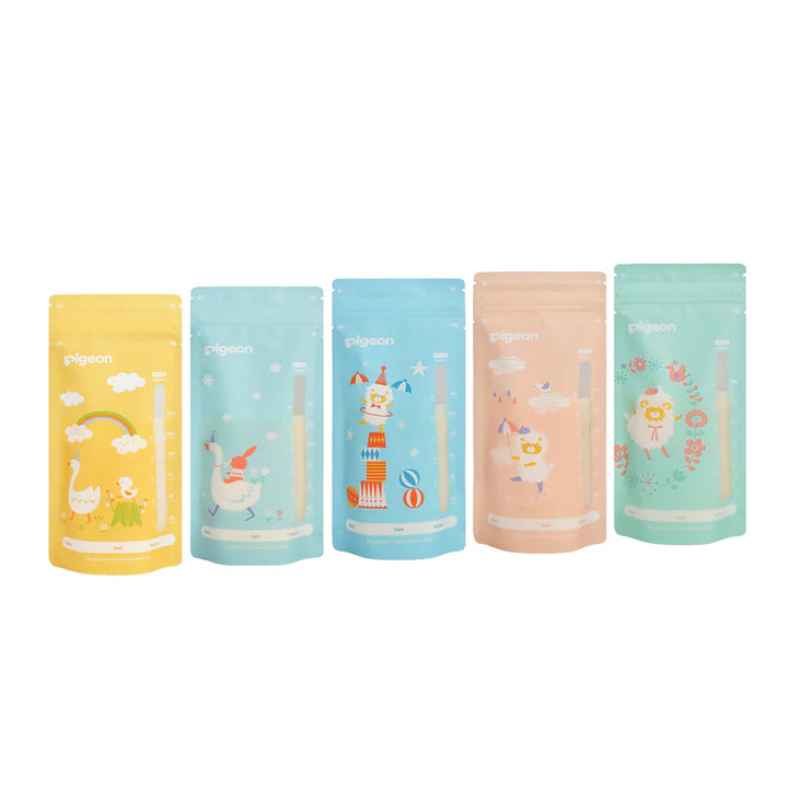 Pigeon  Breastmilk Storage Bags 25 Pack - Animals