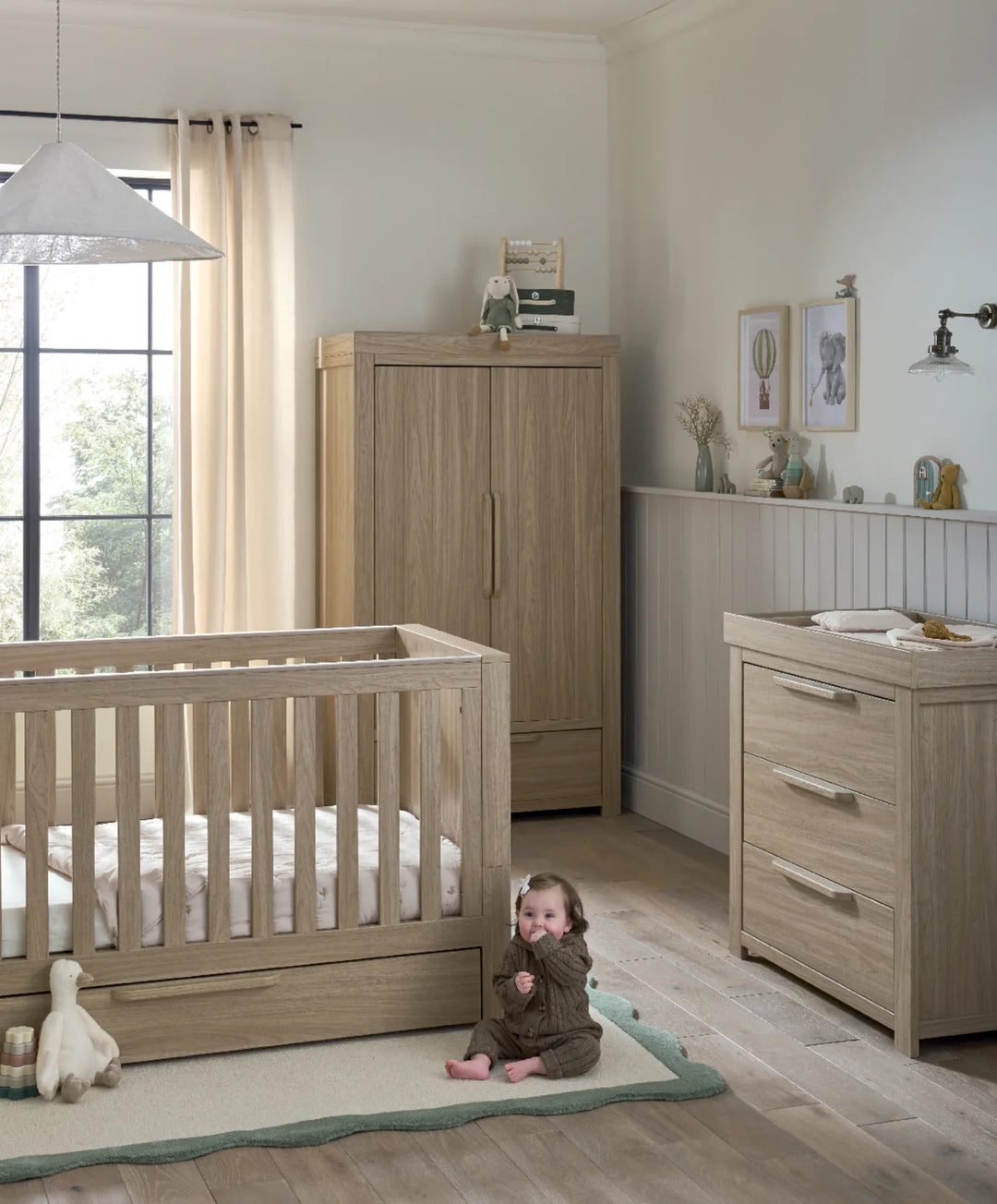 Mamas & Papas Franklin Dresser Changer - Light Oak