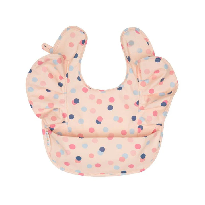 All4Ella Recycled Frills Bib - Confetti