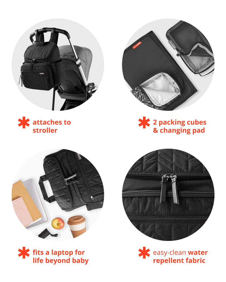 SKIP HOP FORMA NAPPY BACKPACK - BLACK