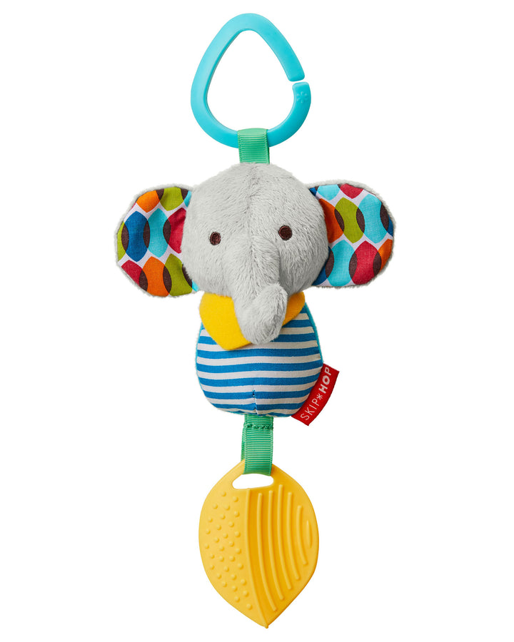 Skip Hop Bandana Buddies Chime & Teethe Baby Toy - Elephant