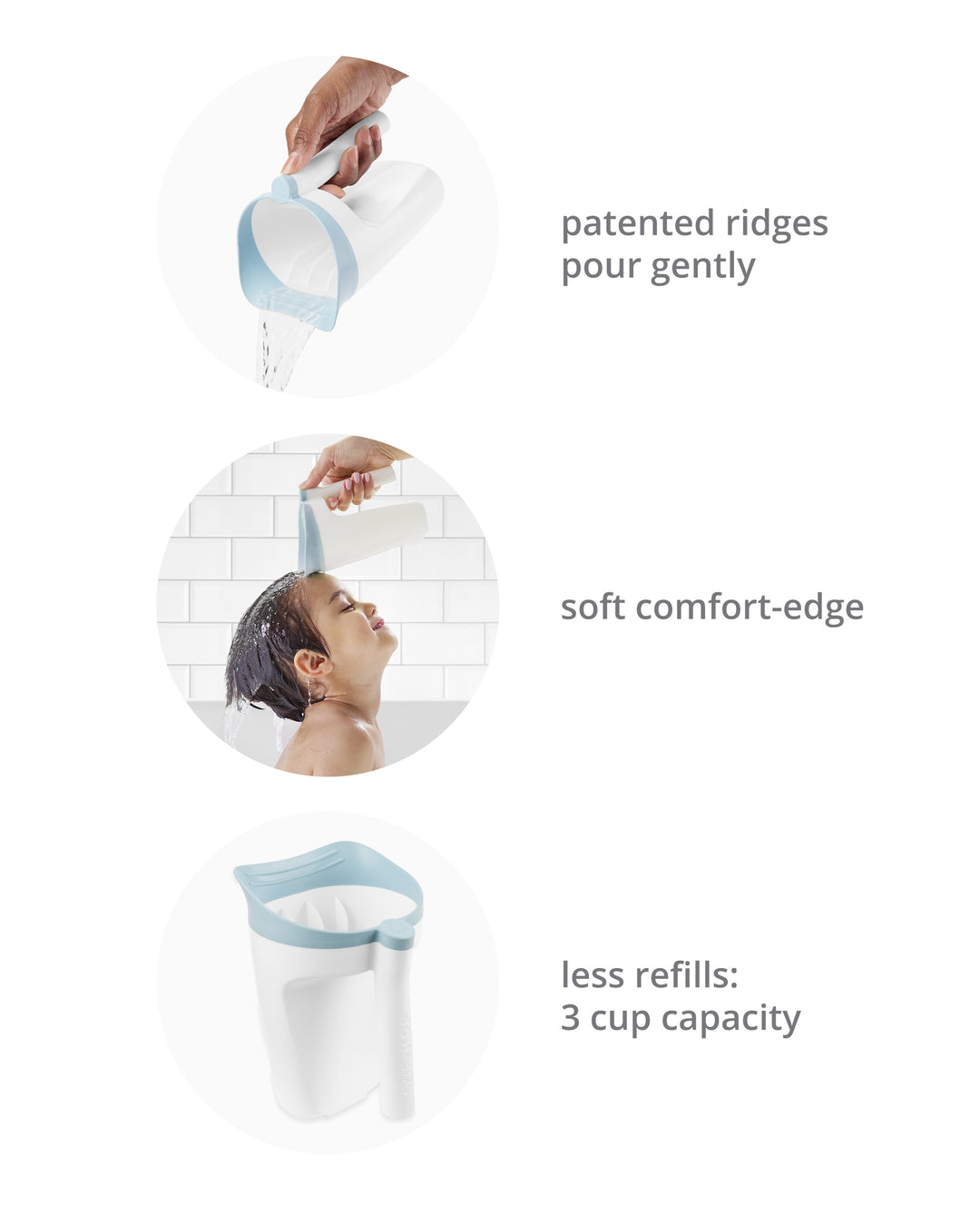 Skip Hop Wave Waterfall Rinser - White