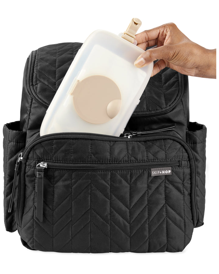 Skip Hop Grab & Go Snug Seal Wipes Case - Oat