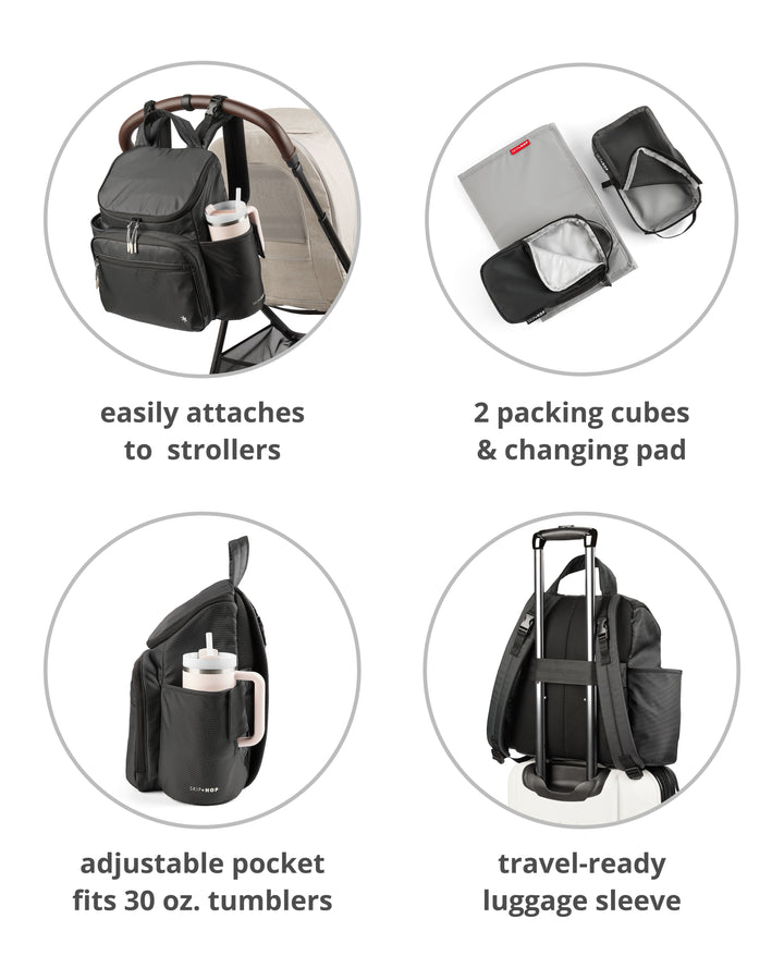 Skip Hop Forma Next Nappy Backpack - Black