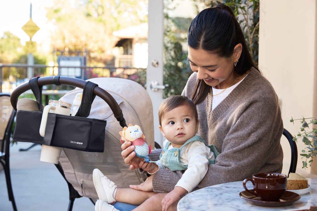 SKIP HOP ULTIMATE STROLLER ORGANISER - BLACK