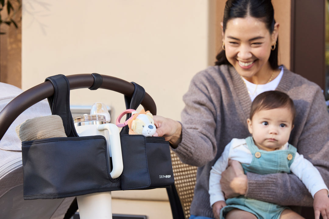 SKIP HOP ULTIMATE STROLLER ORGANISER - BLACK