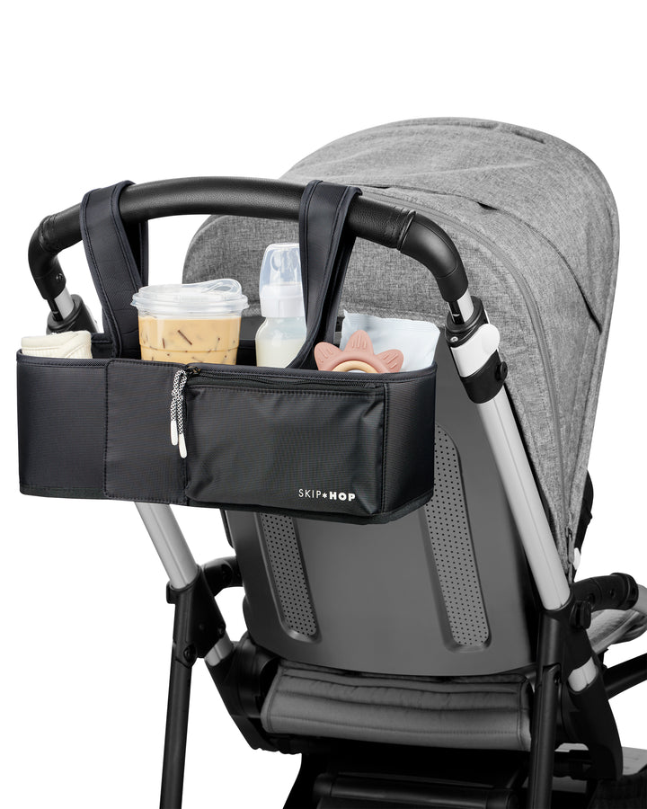SKIP HOP ULTIMATE STROLLER ORGANISER - BLACK