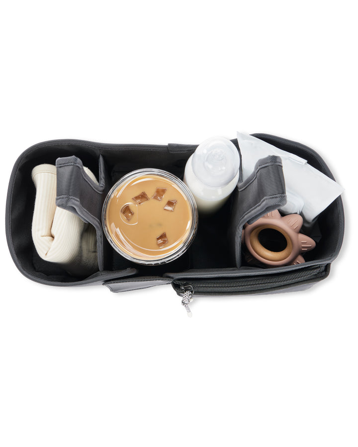 SKIP HOP ULTIMATE STROLLER ORGANISER - BLACK