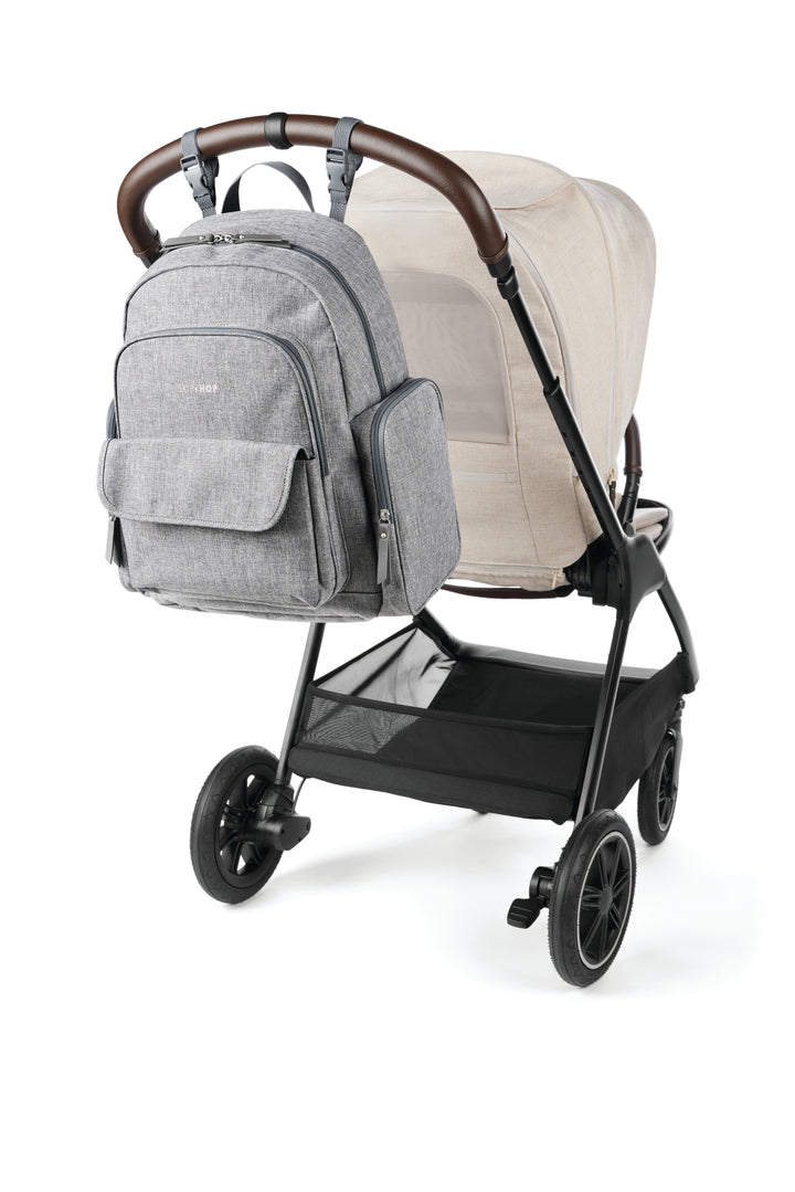 SKIP HOP LUNA NAPPY BACKPACK - HEATHER GREY