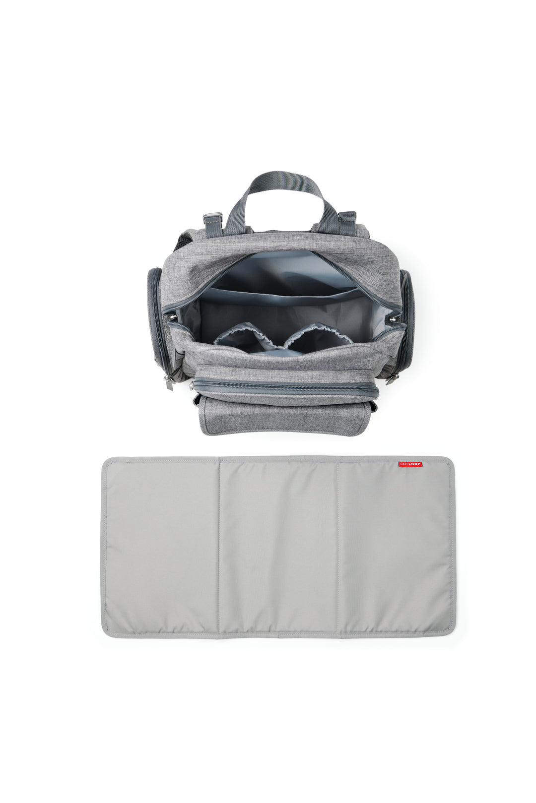 SKIP HOP LUNA NAPPY BACKPACK - HEATHER GREY