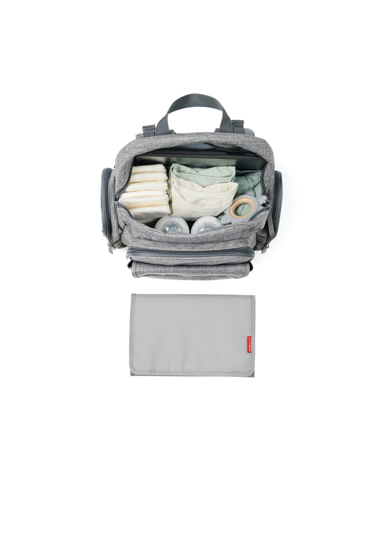 SKIP HOP LUNA NAPPY BACKPACK - HEATHER GREY