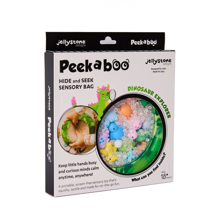 Jellystone Designs Peekaboo Sensory Bag - Dino