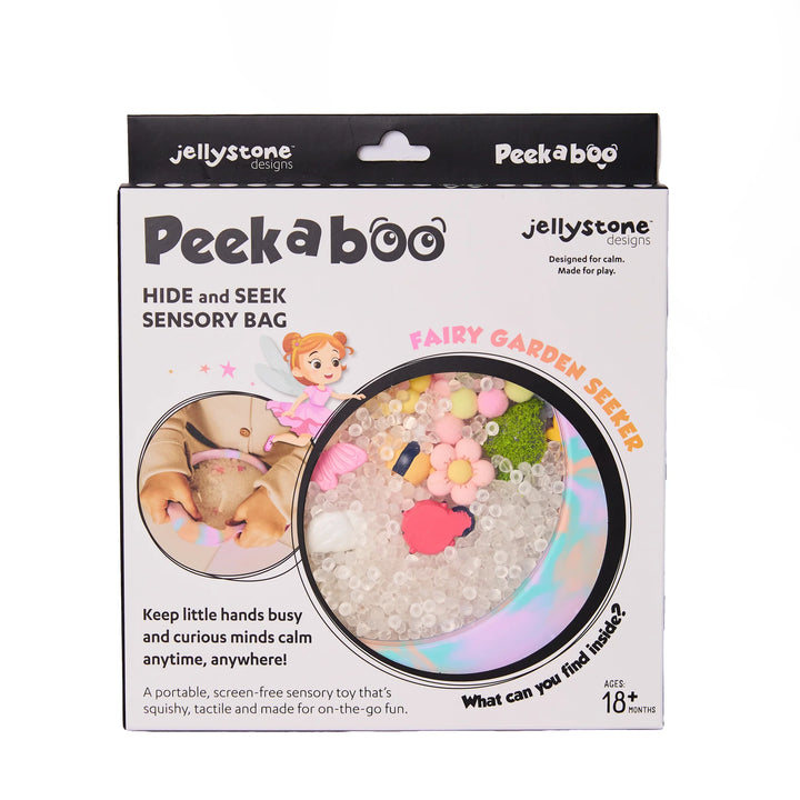 Jellystone Designs Peekaboo Sensory Bag - Fairy Garden