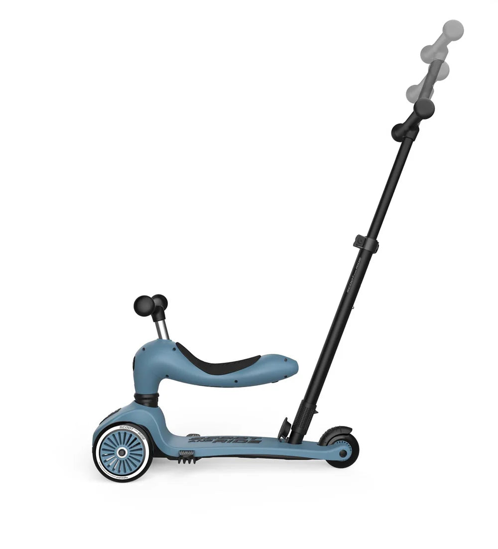 Scoot and Ride Highway Kick 1 Push and Go - Steel