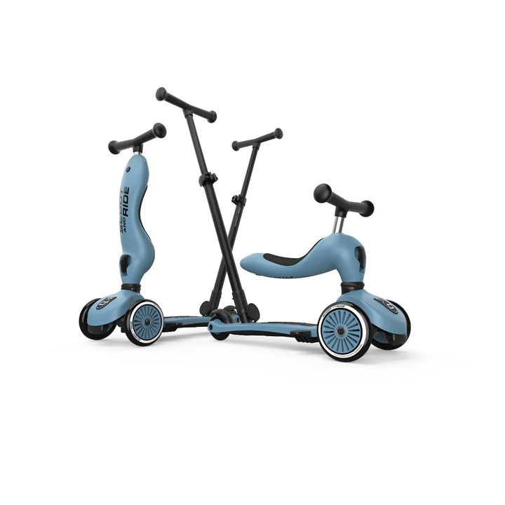 Scoot and Ride Highway Kick 1 Push and Go - Steel