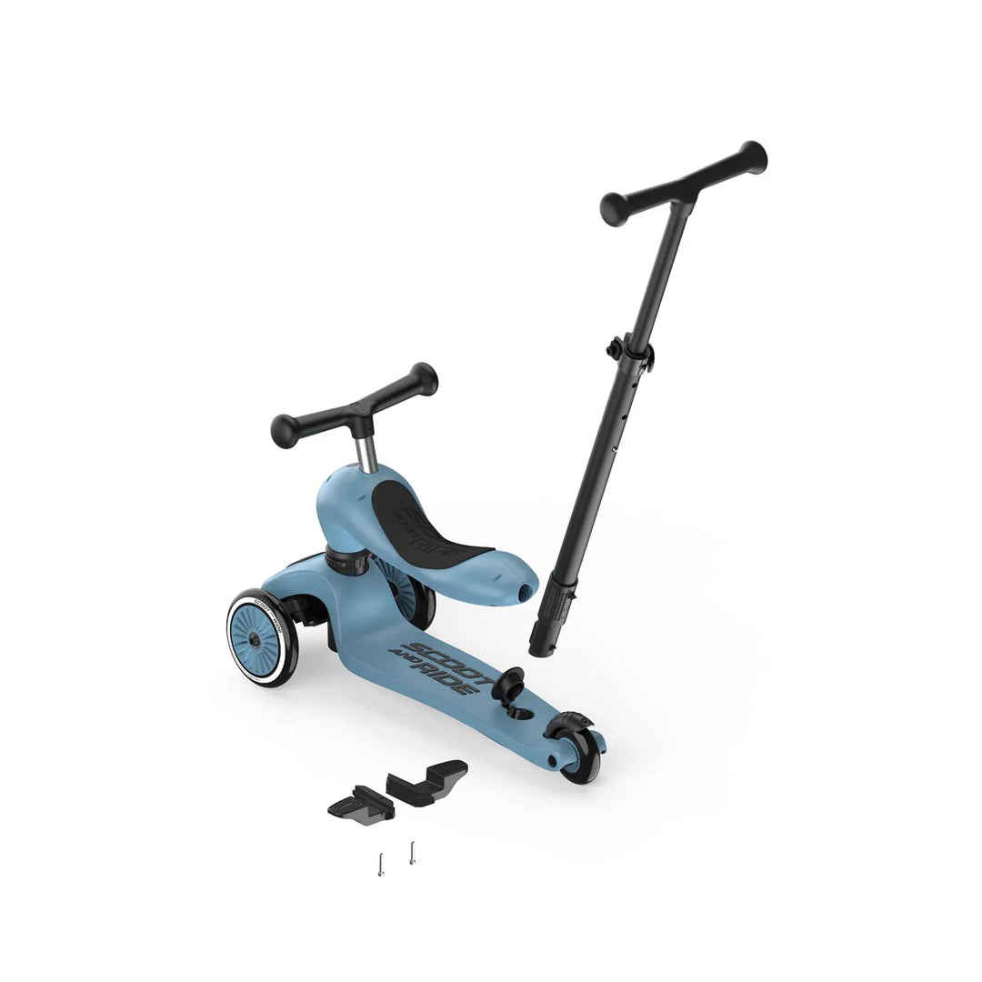 Scoot and Ride Highway Kick 1 Push and Go - Steel