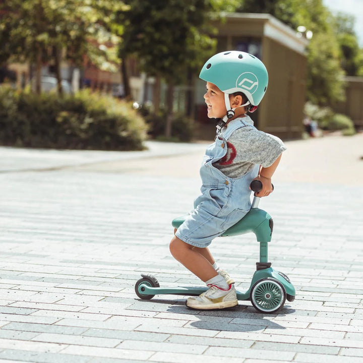 Scoot and Ride Helmet - Forest