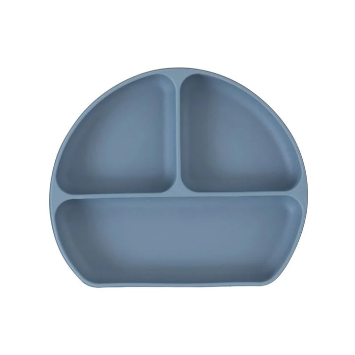 All4Ella Silicone suction plate - Slate Blue