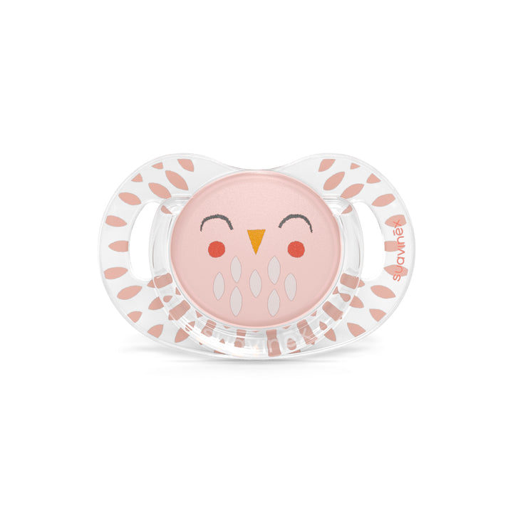 Suavinex Bonhomia Soother with SX Pro Anatomical Teat 18M+ - Feather Pink