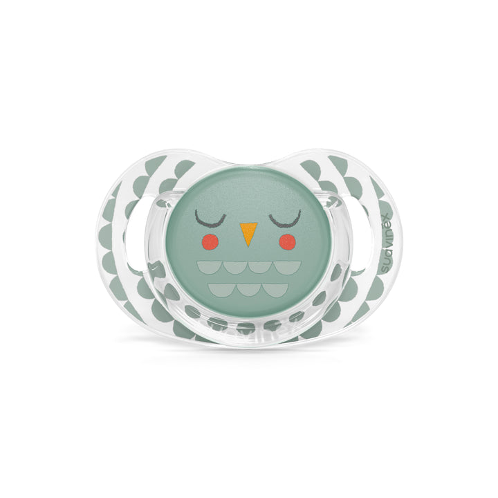 Suavinex Bonhomia Soother with SX Pro Anatomical Teat 18M+ - Feather Green