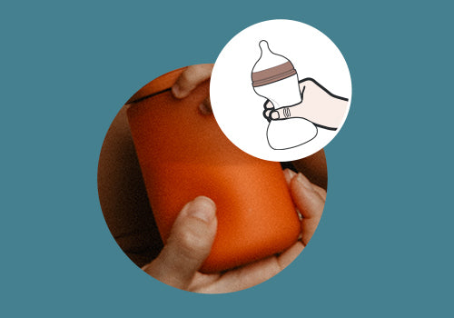 Suavinex 240ml All Silicone Bottle - Brick Red