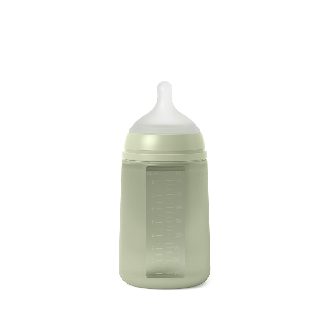 Suavinex 240ml All Silicone Bottle - Green