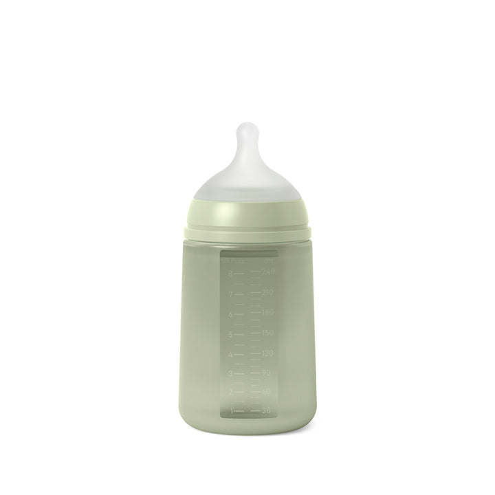 Suavinex 240ml All Silicone Bottle - Green