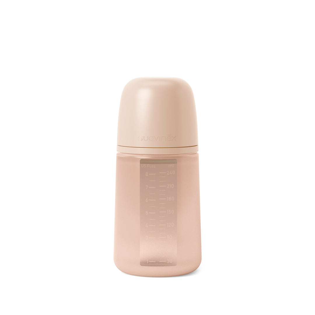 Suavinex 240ml All Silicone Bottle - Nude