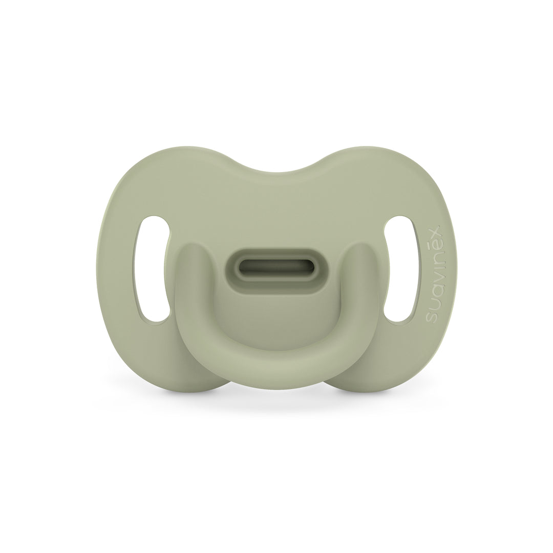 Suavinex Smoothie Ultra Light All Silicone Soother with SX Pro Physiological Teat 6-18M - Color Essence Green