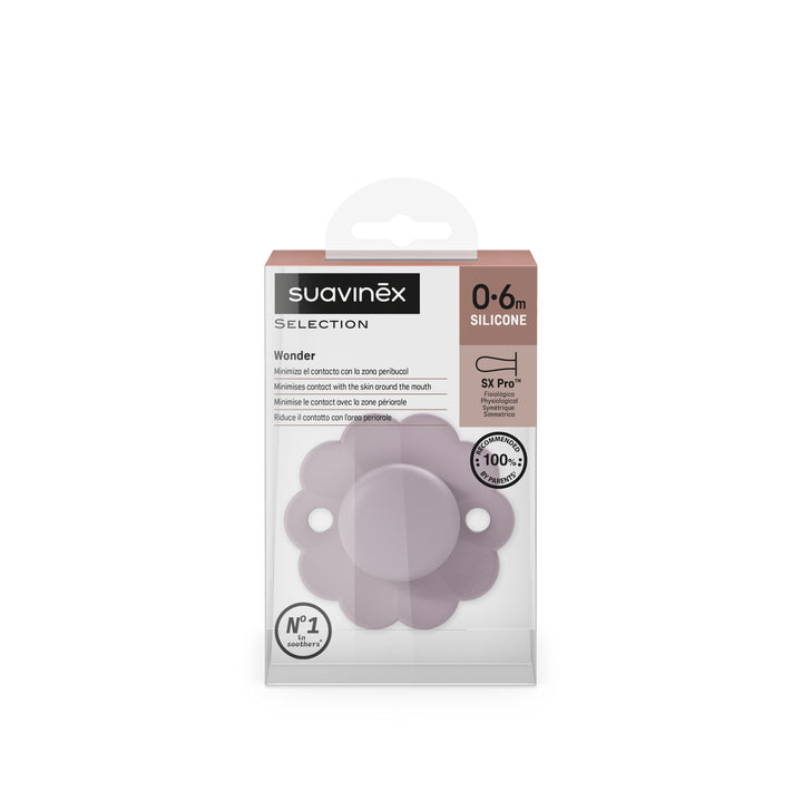 SUAVINEX WONDER SX PRO SOOTHER 0-6 MONTHS - Mist Lavender