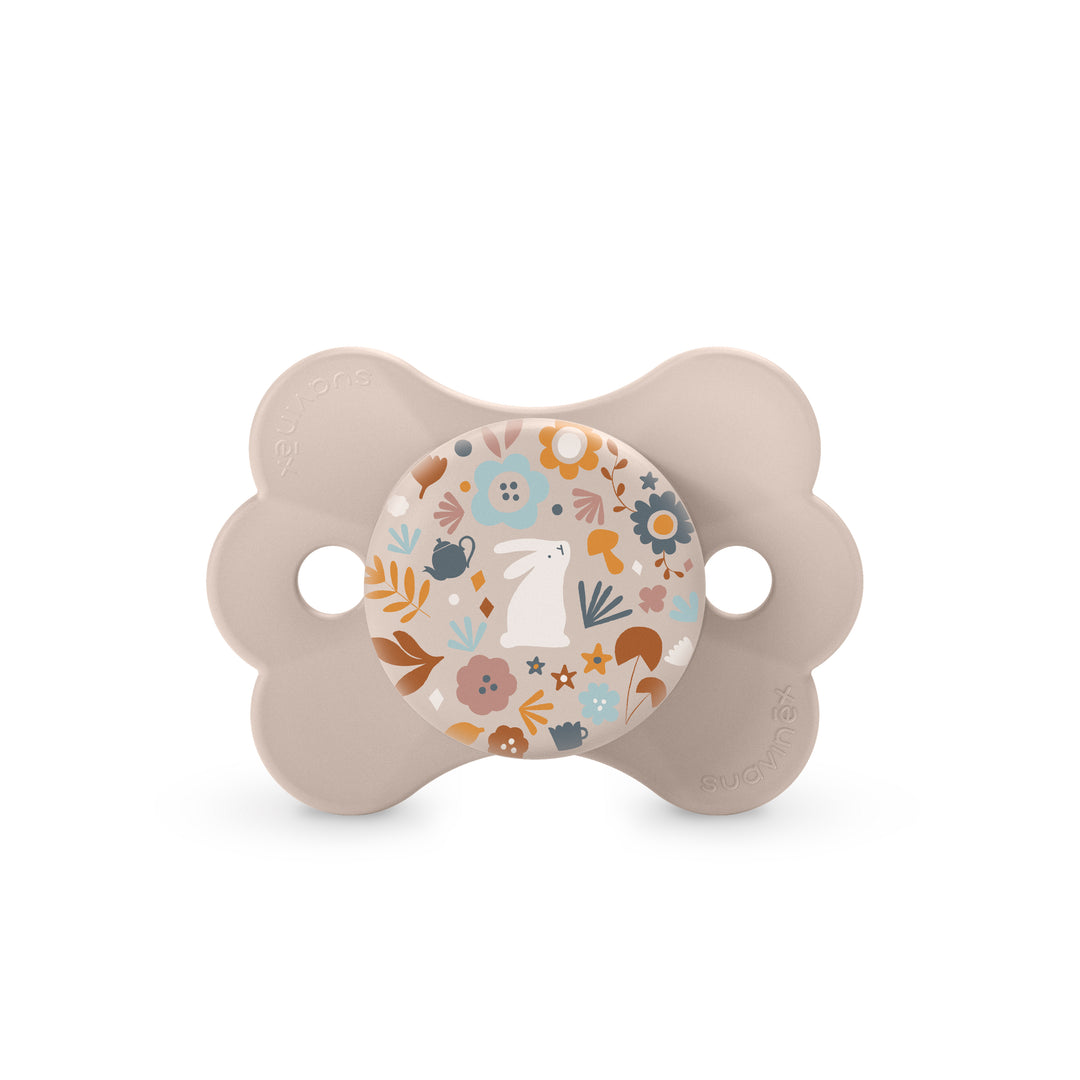 Suavinex Wonderland Butterfly SX Pro Soother 0-6 Months - Liberty Light Pink