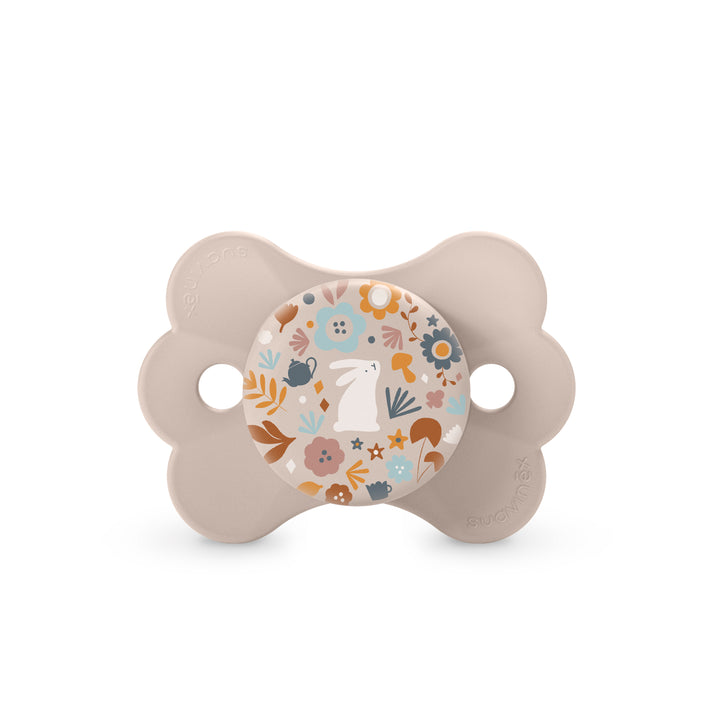 Suavinex Wonderland Butterfly SX Pro Soother 0-6 Months - Liberty Light Pink