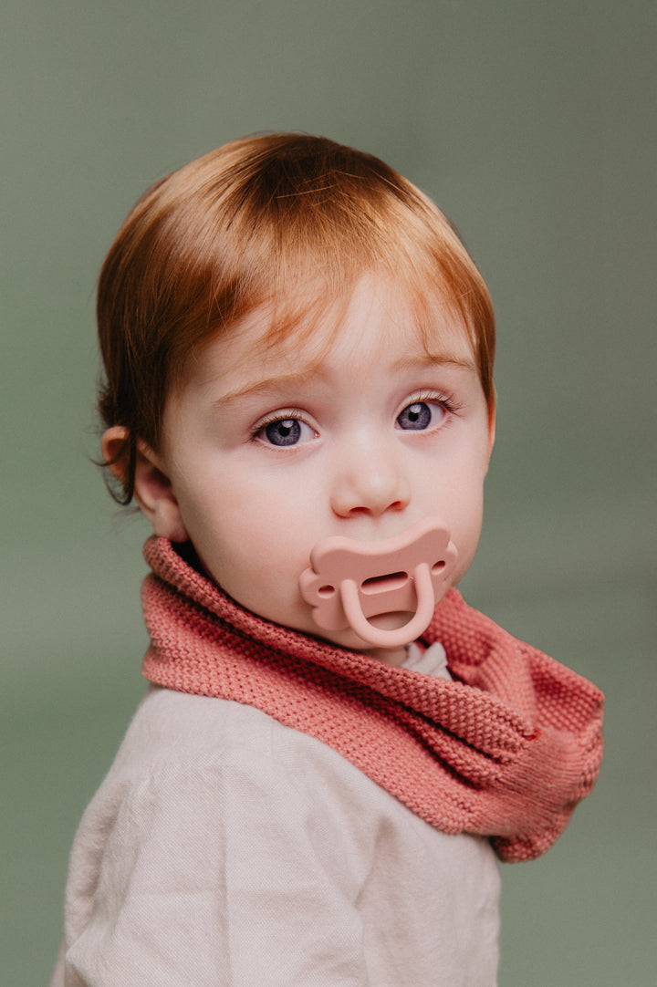 Suavinex Colour Essence Butterfly All Silicone SX Pro Soother 6-18 Months - Peach Pink