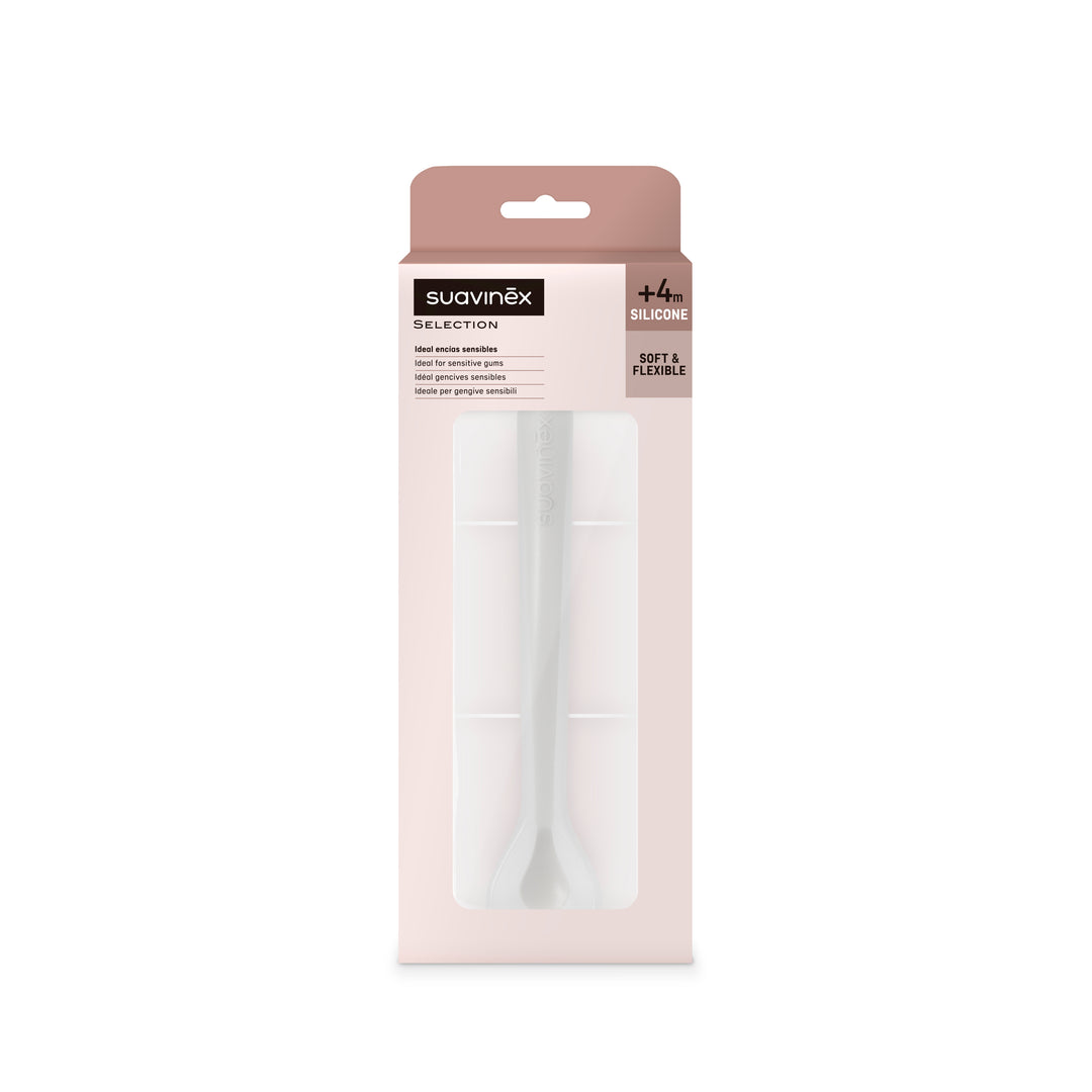 Suavinex Silicone Spoon - Color Essence Grey