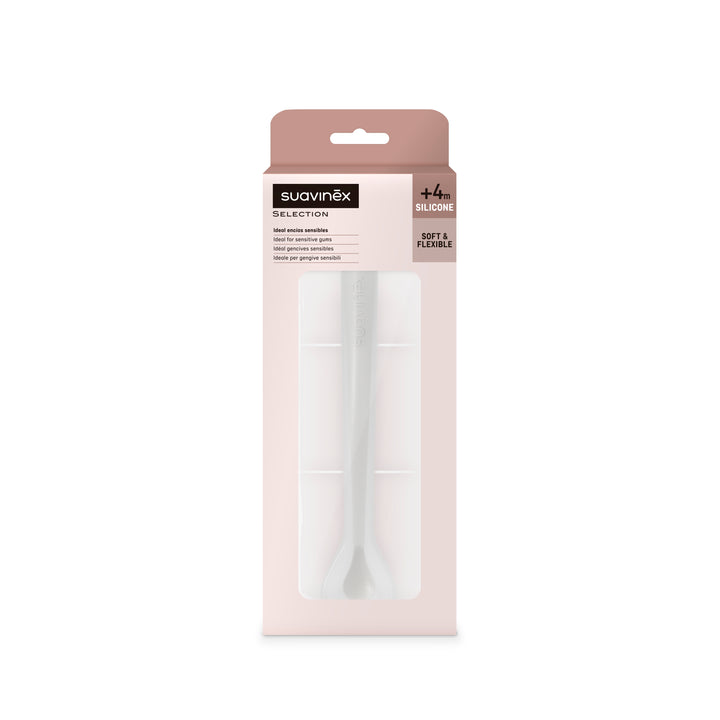 Suavinex Silicone Spoon - Color Essence Grey