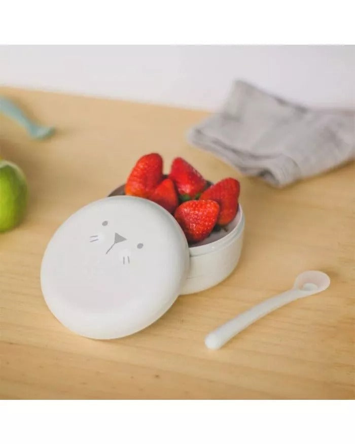 Suavinex Silicone Spoon - Color Essence Grey