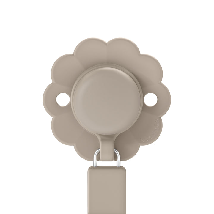 Suavinex Wonder Silicone Soother Clip - Gray Cloud