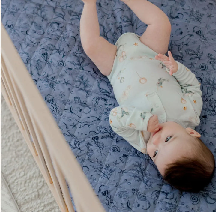 Bambella Designs Waterproof Cot Sheet | Under the Sea