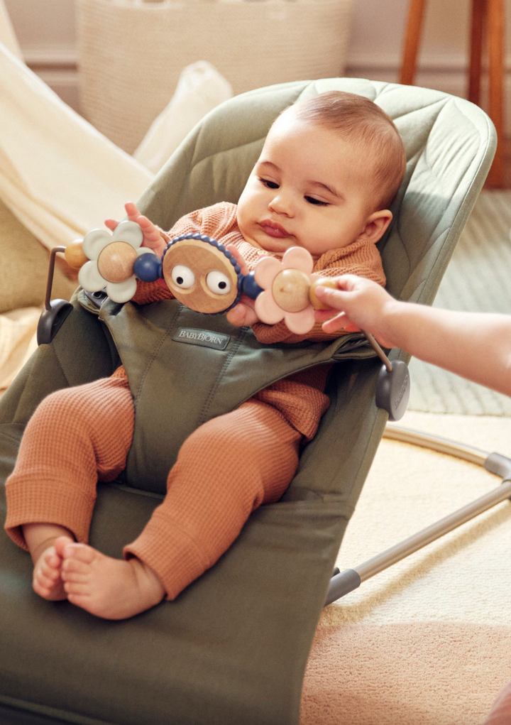 Babybjorn Toy for Bouncer Googly eyes - Pastel