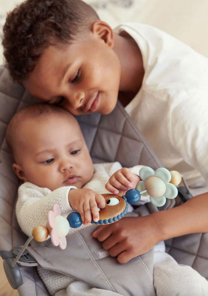 Babybjorn Toy for Bouncer Googly eyes - Pastel
