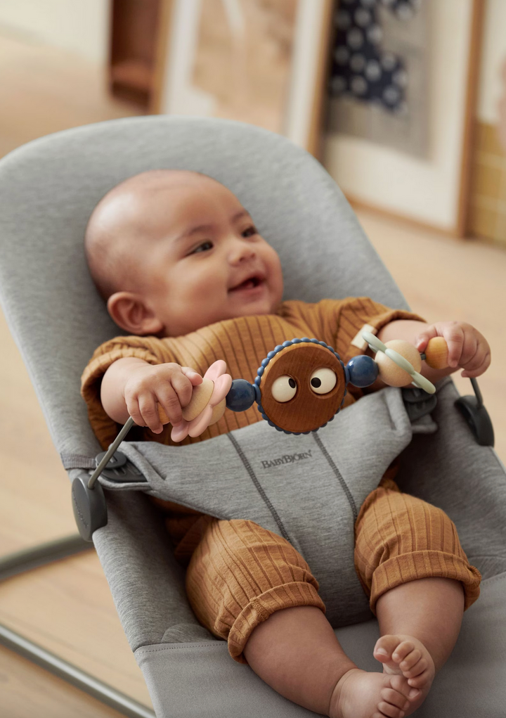 Babybjorn Toy for Bouncer Googly eyes - Pastel