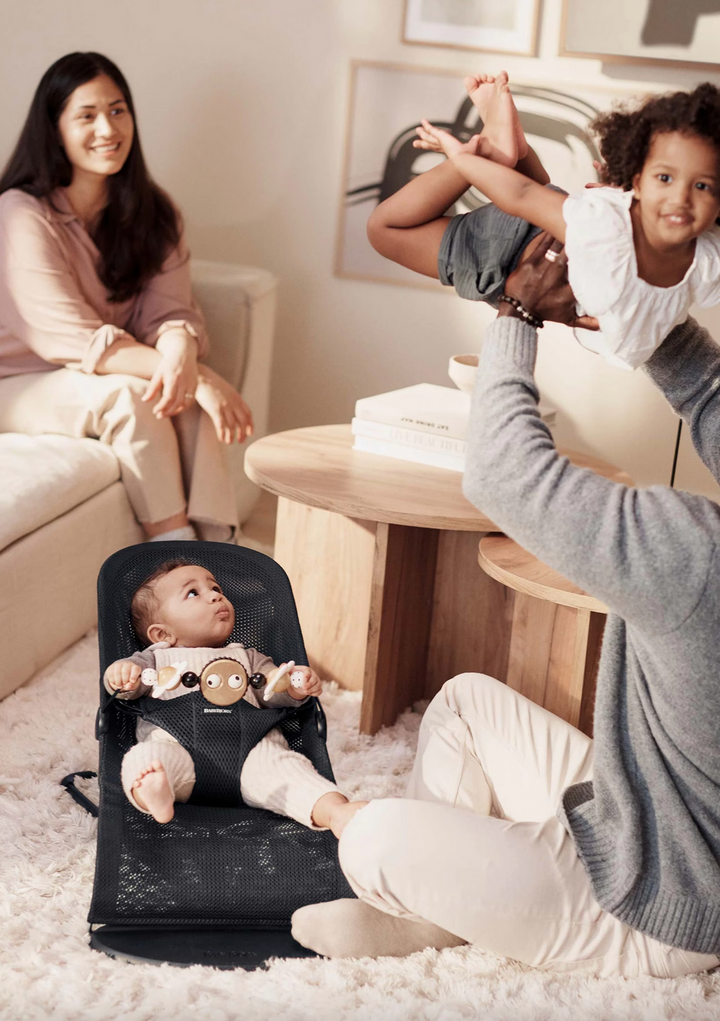 Babybjorn Toy for Bouncer Googly eyes - Black & white