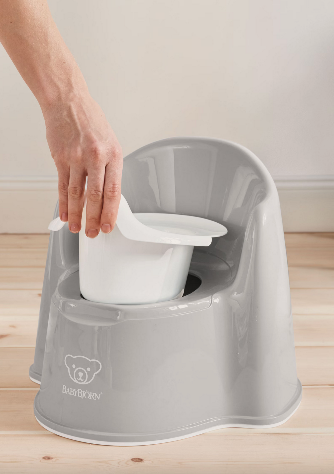 Babybjorn Potty Chair - Gray/White